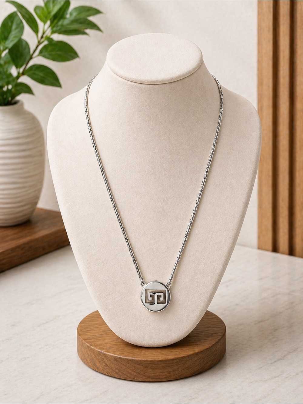 Givenchy Vintage G Pendant Necklace